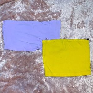 Set of tube tops🖤